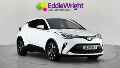 Used 2020 Toyota C-Hr 1.8 VVT-h 122 Bhp DESIGN SUV CVT (NQ) White at Eddie Wright Car Supermarket