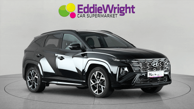 Used 2025 HYUNDAI Tucson 1.6 T-GDI MHEV 160 Bhp N LINE SUV DCT (NQ) Black at Eddie Wright Car Supermarket