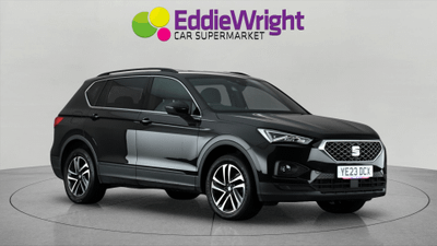 Used 2023 SEAT Tarraco Tara1.5 EcoTSI EVO SE TECHNOLOGY SUV DSG (VQ) Black at Eddie Wright Car Supermarket
