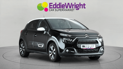 Used 2024 CITROEN C3 1.2 PLUS (VQ) Black at Eddie Wright Car Supermarket