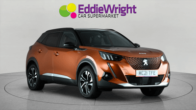 Used 2021 PEUGEOT 2008 50KWH 136 Bhp GT SUV (NQ) Orange at Eddie Wright Car Supermarket