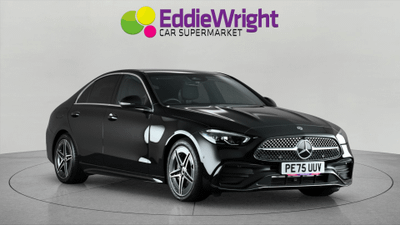 Used 2025 MERCEDES-BENZ C Class C200h 1.5T MHEV 224 Bhp AMG LINE (VQ) Black at Eddie Wright Car Supermarket