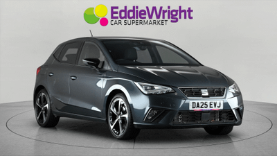 Used 2025 SEAT Ibiza 1.0 TSI 115 Bhp FR SPORT HATCHBACK DSG (NQ) Grey at Eddie Wright Car Supermarket
