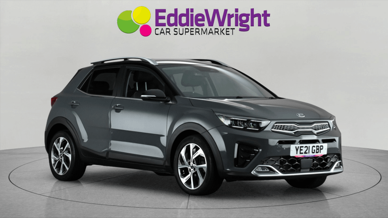 Used 2021 Kia STONIC 1.0 T-GDI 118 Bhp ISG MHEV GT-LINE S SUV (NQ) Grey at Eddie Wright Car Supermarket