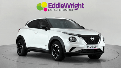 Used 2023 NISSAN Juke 1.6 HYBRID N-CONNECTA SUV (NQ) White at Eddie Wright Car Supermarket