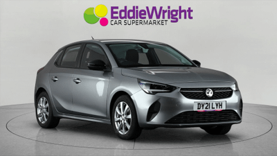 Used 2021 VAUXHALL CORSA 1.2i 75 Bhp SE NAV (VQ) Grey at Eddie Wright Car Supermarket