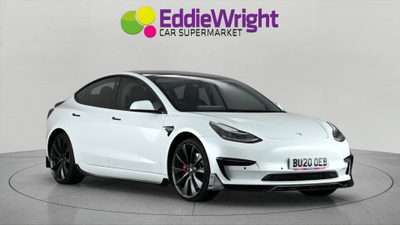 Used 2020 TESLA Model 3 MODEL 3 (DUAL MOTOR) PERFORMANCE 449 Bhp 4WD (NQ) White at Eddie Wright Car Supermarket