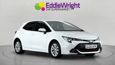Used 2025 TOYOTA Corolla 1.8 VVT-h 140 Bhp ICON CVT (NQ) White at Eddie Wright Car Supermarket
