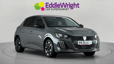 Used 2025 PEUGEOT 208 1.2i PURETECH 100 Bhp ALLURE (NQ) Grey at Eddie Wright Car Supermarket