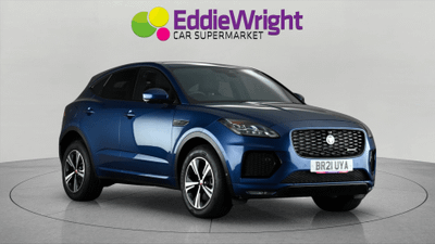 Used 2021 JAGUAR E-Pace 2.0 D204 MHEV R-DYNAMIC S AWD SUV (NQ) Blue at Eddie Wright Car Supermarket