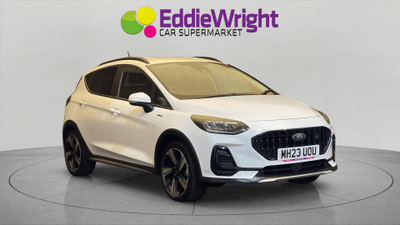 Used 2023 FORD FIESTA 1.0T EcoBoost 125 Bhp MHEV ACTIVE EDITION (NQ) White at Eddie Wright Car Supermarket