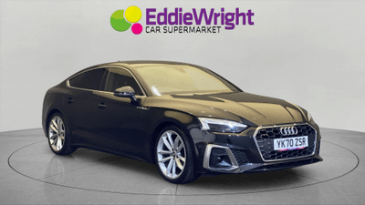 Used 2020 Audi A5 2.0 TDI 35 163 Bhp S LINE SPORTBACK S TRONIC (NQ) Black at Eddie Wright Car Supermarket