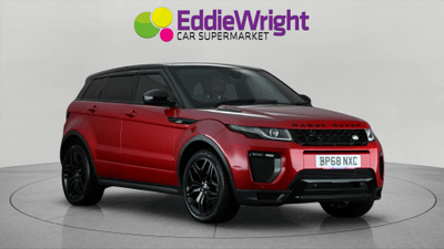 Used 2019 LAND ROVER Range Rover Evoque 2.0 TD4 180 Bhp HSE DYNAMIC SUV 4WD (NQ) Red at Eddie Wright Car Supermarket