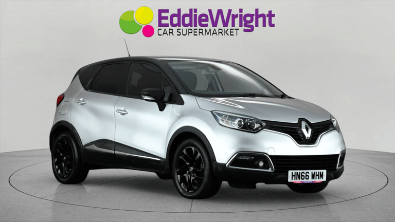 Used 2016 RENAULT Captur 1.5 DCI ENERGY DYNAMIQUE S NAV SUV (NQ) Silver And Black at Eddie Wright Car Supermarket