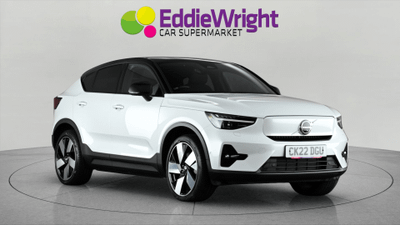 Used 2022 Volvo C40 TWIN RECHARGE PRO TWIN 78 KWH 408 Bhp ULTIMATE AWD (NQ) White at Eddie Wright Car Supermarket