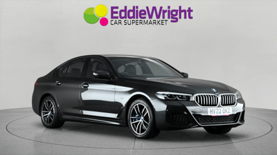 Used 2022 BMW 5 Series 530e 2.0T 12KWH 292 Bhp M SPORT STEP (VQ) Grey at Eddie Wright Car Supermarket