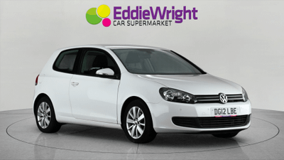 Used 2012 Volkswagen Golf 1.6 TDI 105 Bhp MATCH HATCHBACK (NQ) White at Eddie Wright Car Supermarket