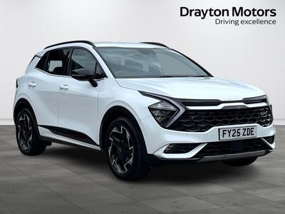 Used 2025 Kia Sportage 1.6 T-GDi 48V GT-LINE Fusion White at Kia Motors UK