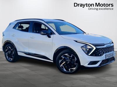 Used 2025 Kia Sportage 1.6 T-GDi 48V GT-LINE Fusion White at Kia Motors UK