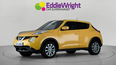 Used 2014 NISSAN Juke 1.6i 117 Bhp TEKNA SUV XTRON (NQ) Yellow at Eddie Wright Car Supermarket
