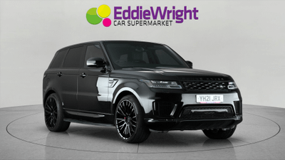 Used 2021 LAND ROVER Range Rover Sport P400e 2.0T 13.1KWH HSE DYNAMIC BLACK SUV 4WD (NQ) Black at Eddie Wright Car Supermarket