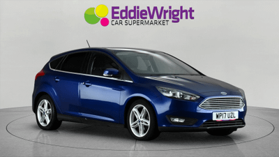 Used 2017 FORD Focus 1.0T EcoBoost 125 Bhp ZETEC EDITION (NQ) Blue at Eddie Wright Car Supermarket