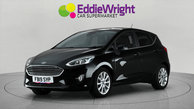 Used 2019 Ford FIESTA 1.0T EcoBoost 125 Bhp TITANIUM (NQ) Black at Eddie Wright Car Supermarket