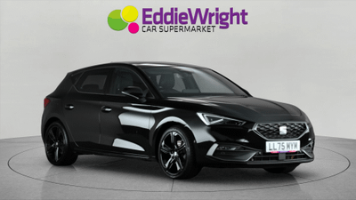 Used 2026 SEAT Leon 1.5 eTSI MHEV FR BLACK EDITION DSG (NQ) Black at Eddie Wright Car Supermarket