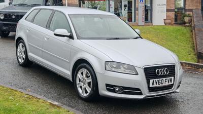 Used 2010 Audi A3 1.4 TFSI SE Sportback 5dr Petrol Manual Euro 5 (s/s) (125 ps) at Motorhouse Coleford
