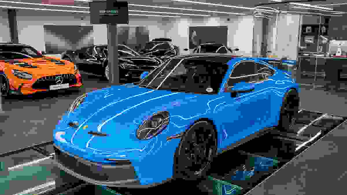 Used 2021 Porsche 911 GT3 Club Sport PDK Shark Blue at Tom Hartley