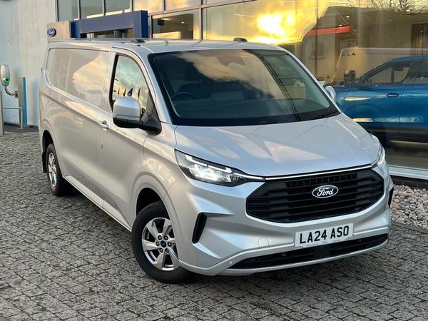 Used 2024 Ford Transit Custom 2.0 300 EcoBlue Limited Panel Van 5dr Diesel Manual L2 H1 Euro 6 (s/s) (136 ps) Silver at Dinnages