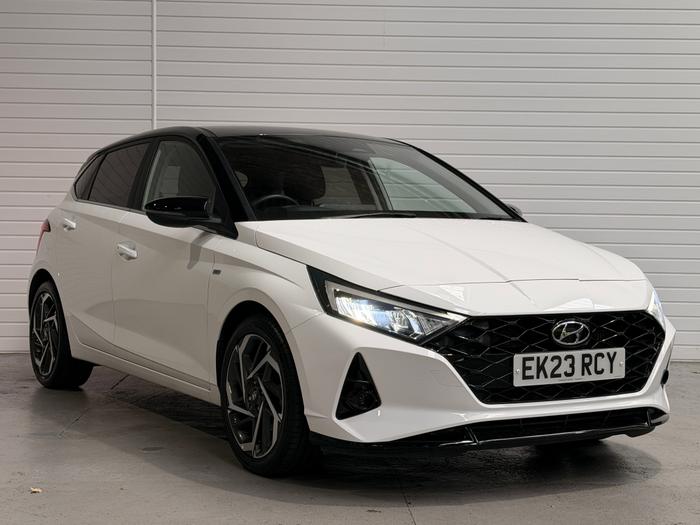 Used 2023 Hyundai i20 1.0 T-GDi MHEV Ultimate Hatchback 5dr Petrol Hybrid Manual Euro 6 (s/s) (100 ps) White at Windsors of Wallasey