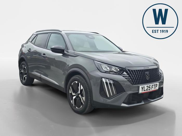 Used 2025 Peugeot 2008 1.2 PureTech Allure SUV 5dr Petrol Manual Euro 6 (s/s) (100 ps) Grey at Gravells