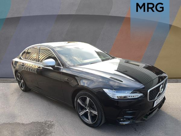 Used 2019 VOLVO S90 2.0 D4 R DESIGN 4dr Geartronic Black at Chippenham Motor Company