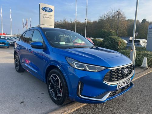 Used 2025 Ford Kuga 2.5 FHEV ST-LINE X HYBRID AWD AUTO VERY LOW MILEAGE Desert Island Blue at Lawtons of Tadcaster
