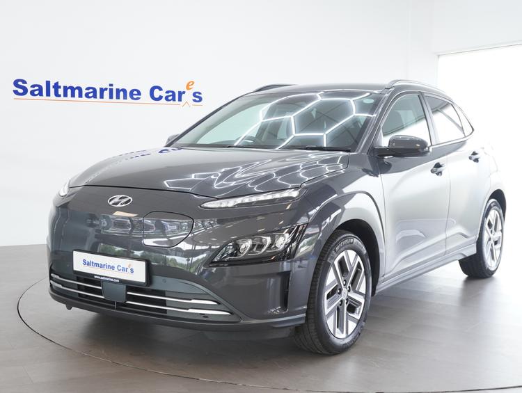 Used 2023 Hyundai KONA 64kWh Premium SUV Electric Auto (10.5kW Charger) (204 ps) NI REG Ecotronic Grey at #sitename#