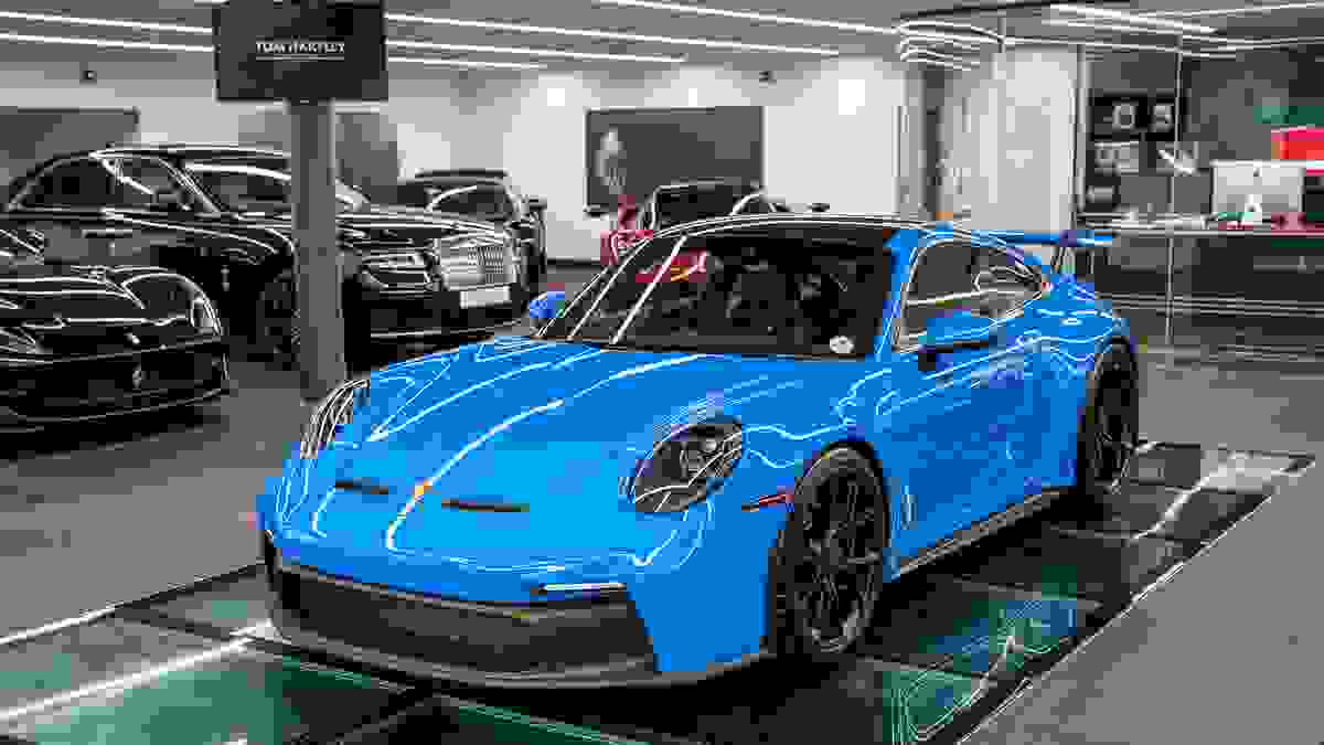 Used 2021 Porsche 911 GT3 Club Sport PDK Shark Blue at Tom Hartley