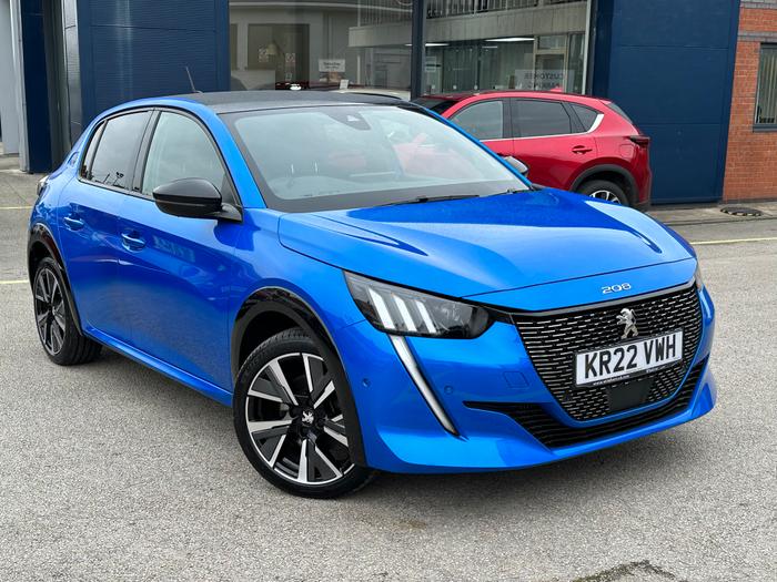 Used 2022 Peugeot 208 PURETECH GT S/S BLUE at Windsors of Wallasey