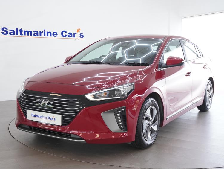 Used 2019 Hyundai IONIQ 1.6 h-GDi GPF Premium Hatchback 5dr Petrol Hybrid DCT Euro 6 (s/s) (141 ps) Fiery Red at #sitename#