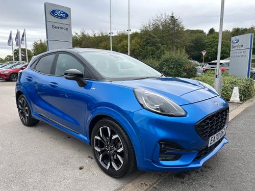 Used 2020 Ford Puma 1.0 MHEV ST-LINE X 155PS MILD HYBRID GREAT SPEC Desert Island Blue at Lawtons of Tadcaster