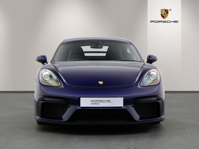 Porsche Cayman 718 Gt4 2dr Manual 990 6 403 Miles Gentian Blue Metallic Jct600