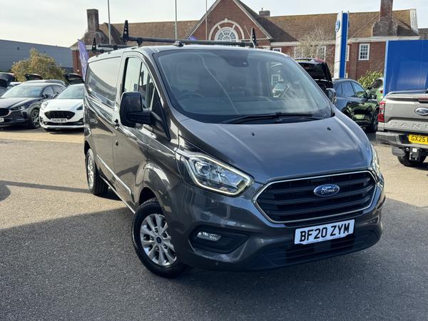 Used 2020 Ford Transit Custom 2.0 300 EcoBlue Limited Panel Van 5dr Diesel Manual L1 H1 Euro 6 (s/s) (130 ps) Magnetic Grey at Dinnages