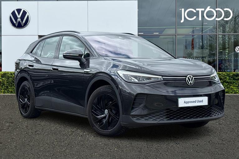 Used 2023 VOLKSWAGEN ID.4 Pure 52kWh Life SUV 5dr Electric Auto (148 ps) Grenadilla Black at JCT600