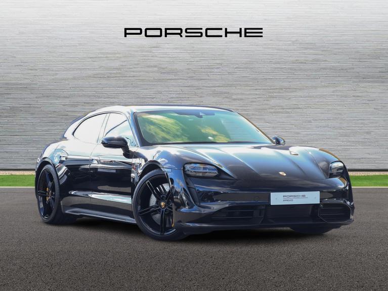 Used 2022 PORSCHE Taycan Performance Plus 93.4kWh Turbo S Sport Turismo 5dr Electric Auto 4WD (11kW Charger) (761 ps) Black at JCT600