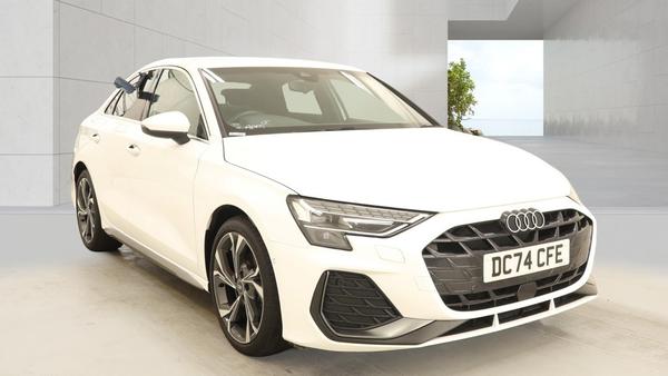 Used 2025 Audi A3 30 TFSI S Line 4dr S Tronic White at SERE Motors