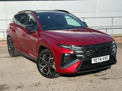 Used 2024 Hyundai TUCSON 1.6 T-GDi N Line S SUV 5dr Petrol Hybrid Auto 4WD Euro 6 (s/s) (215 ps) at Piccadilly Motors