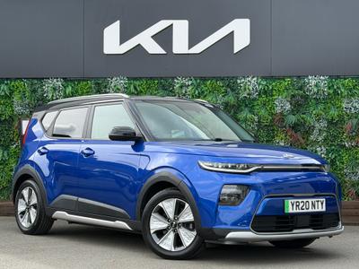 Used 2020 Kia Soul 150kW Electric Motor FIRST EDITION Neptune Blue With Black Roof at Kia Motors UK