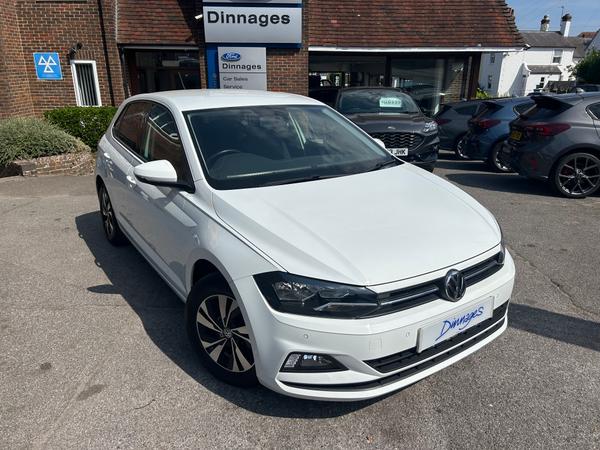 Used 2020 Volkswagen Polo 1.0 TSI Match Hatchback 5dr Petrol Manual Euro 6 (s/s) (95 ps) White at Dinnages