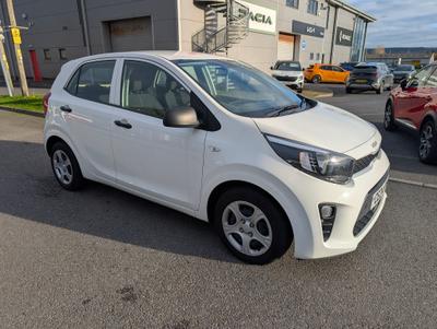 Used 2024 Kia PICANTO 1.0 DPi 1 Hatchback 5dr Petrol Manual Euro 6 (s/s) (66 bhp) CLEAR WHITE at Gravells