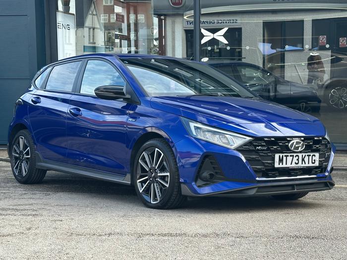 Used 2023 Hyundai i20 1.0 T-GDi MHEV N Line Hatchback 5dr Petrol Hybrid Manual Euro 6 (s/s) (120 ps) Blue at Windsors of Wallasey